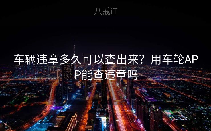 车辆违章多久可以查出来?用车轮APP能查违章吗 车辆违章多久可以查出来?用车轮APP能查违章吗