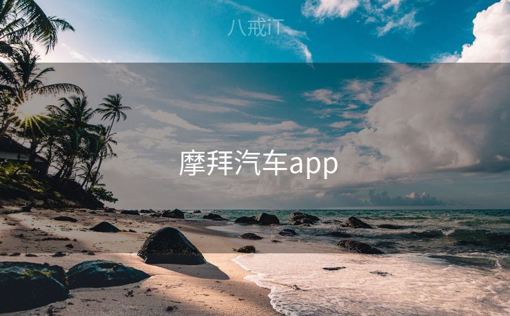  摩拜汽车app