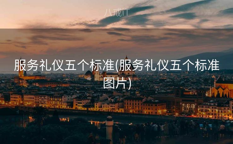 服务礼仪五个标准(服务礼仪五个标准图片)