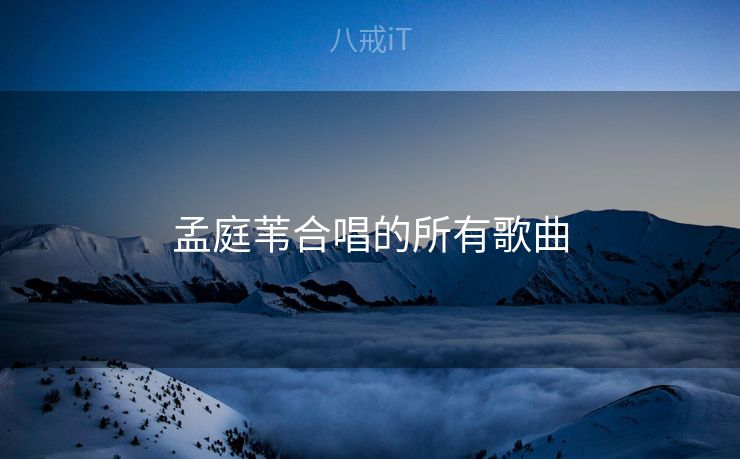 孟庭苇合唱的所有歌曲