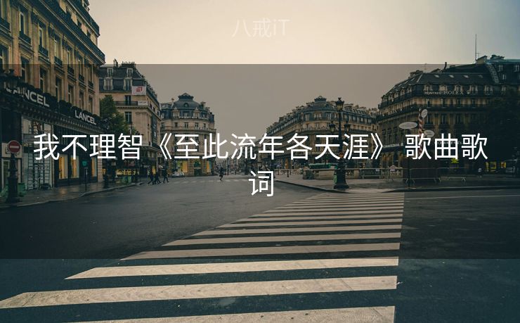 我不理智《至此流年各天涯》 歌曲歌词
