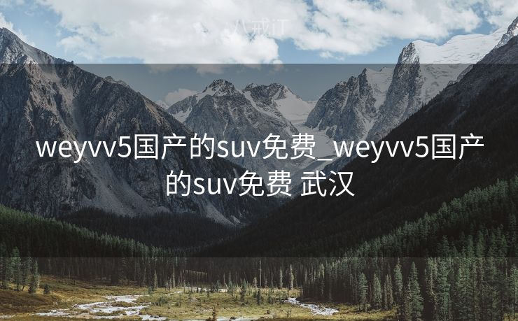 weyvv5国产的suv免费_weyvv5国产的suv免费 武汉