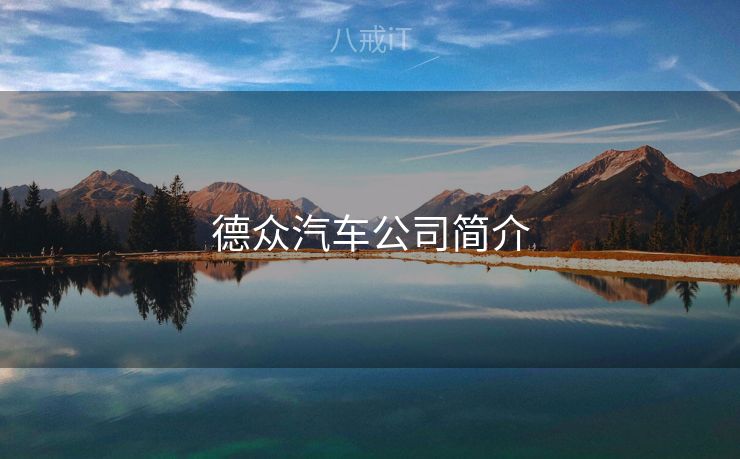 德众汽车公司简介
