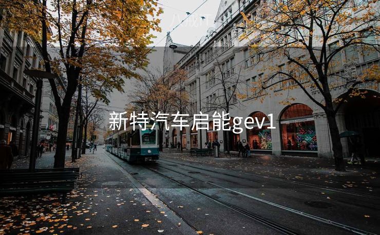  新特汽车启能gev1