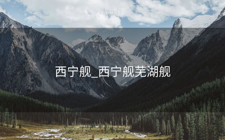西宁舰_西宁舰芜湖舰