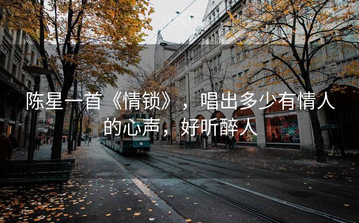 陈星一首《情锁》，唱出多少有情人的心声，好听醉人