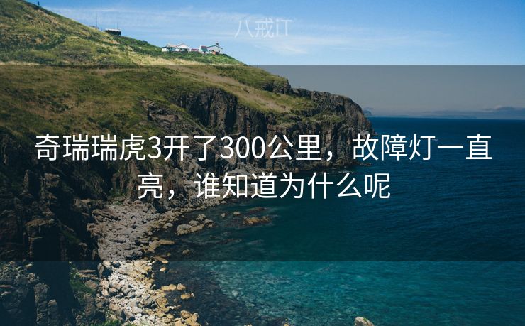 奇瑞瑞虎3开了300公里，故障灯一直亮，谁知道为什么呢