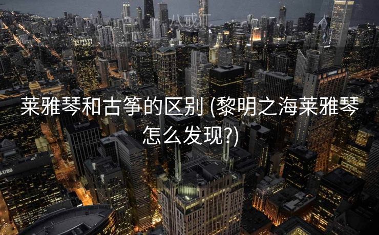 莱雅琴和古筝的区别 (黎明之海莱雅琴怎么发现?)