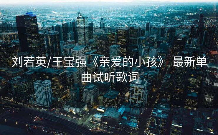 刘若英/王宝强《亲爱的小孩》 最新单曲试听歌词