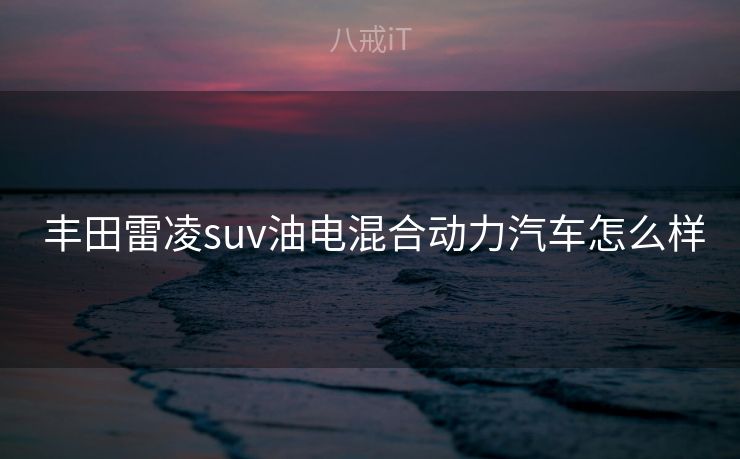  丰田雷凌suv油电混合动力汽车怎么样
