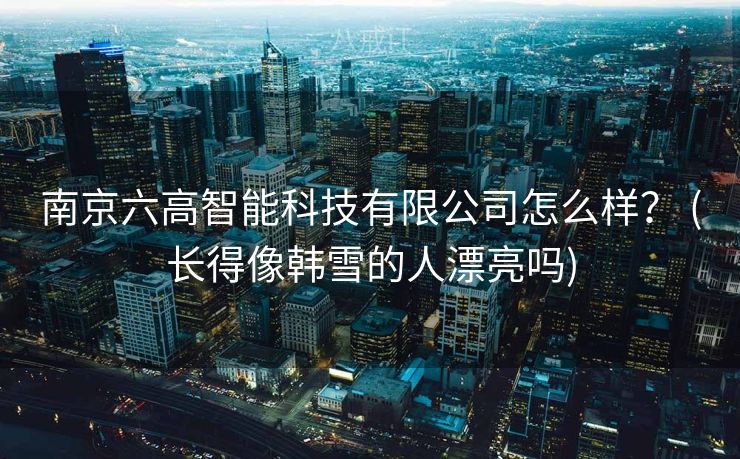 南京六高智能科技有限公司怎么样？ (长得像韩雪的人漂亮吗)