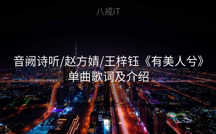 音阙诗听/赵方婧/王梓钰《有美人兮》单曲歌词及介绍