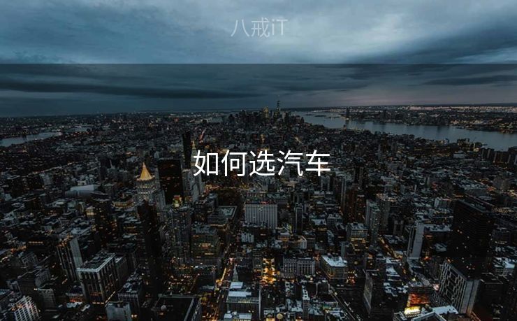  如何选汽车