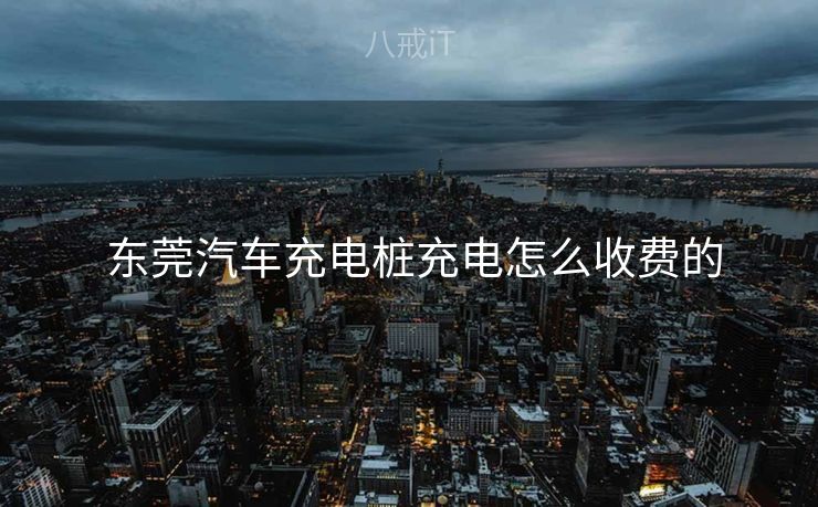  东莞汽车充电桩充电怎么收费的