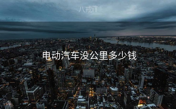  电动汽车没公里多少钱