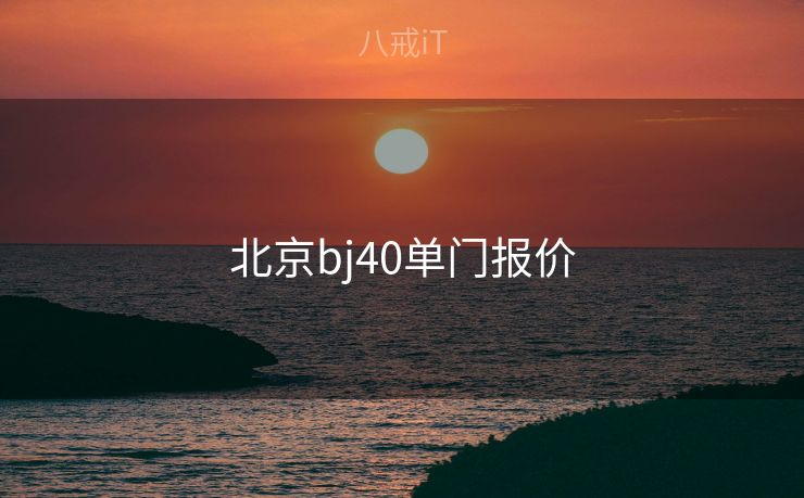 北京bj40单门报价