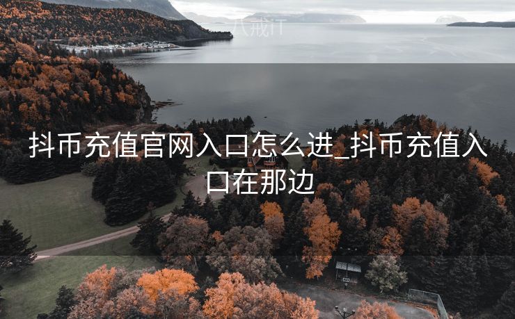 抖币充值官网入口怎么进_抖币充值入口在那边

