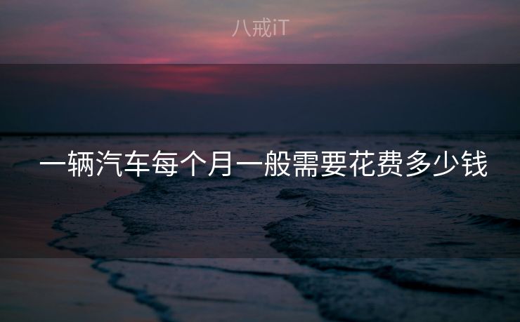  一辆汽车每个月一般需要花费多少钱