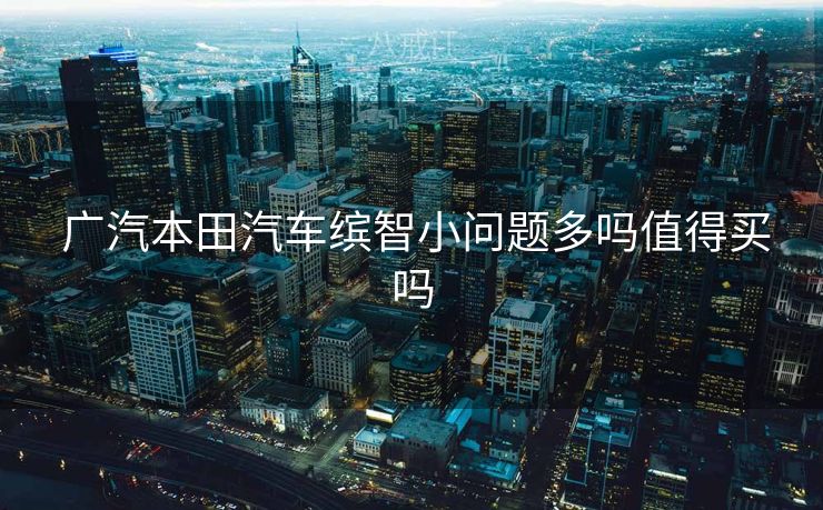  广汽本田汽车缤智小问题多吗值得买吗