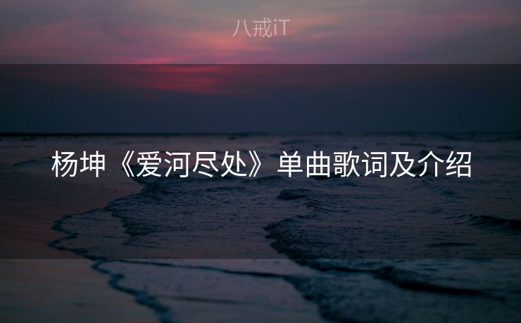 杨坤《爱河尽处》单曲歌词及介绍