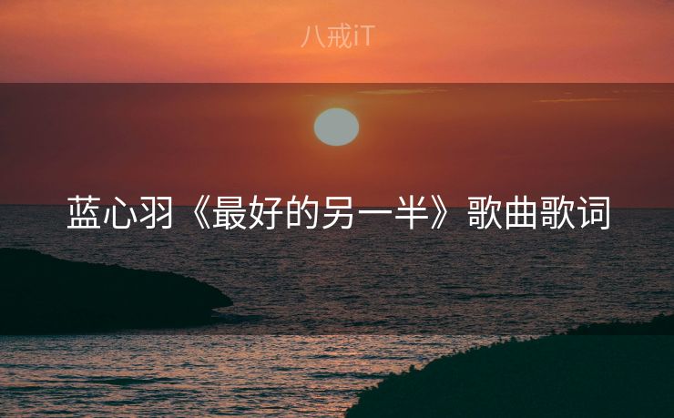 蓝心羽《最好的另一半》歌曲歌词