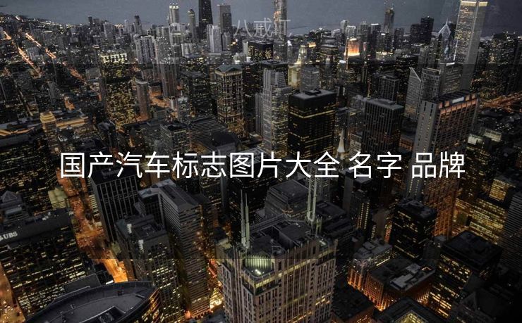 国产汽车标志图片大全 名字 品牌