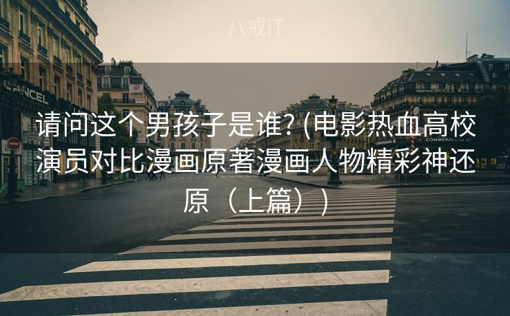 请问这个男孩子是谁? (电影热血高校演员对比漫画原著漫画人物精彩神还原（上篇）)