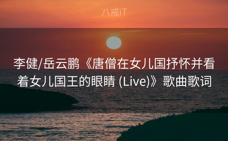 李健/岳云鹏《唐僧在女儿国抒怀并看着女儿国王的眼睛 (Live)》歌曲歌词
