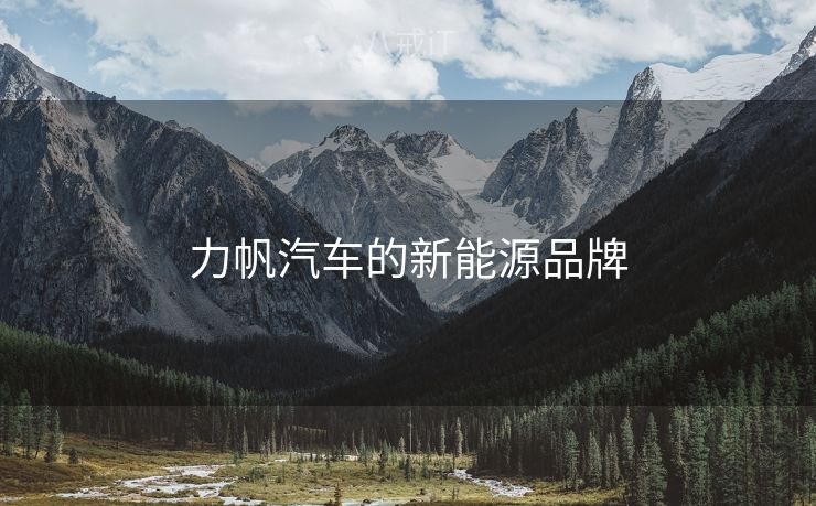 力帆汽车的新能源品牌