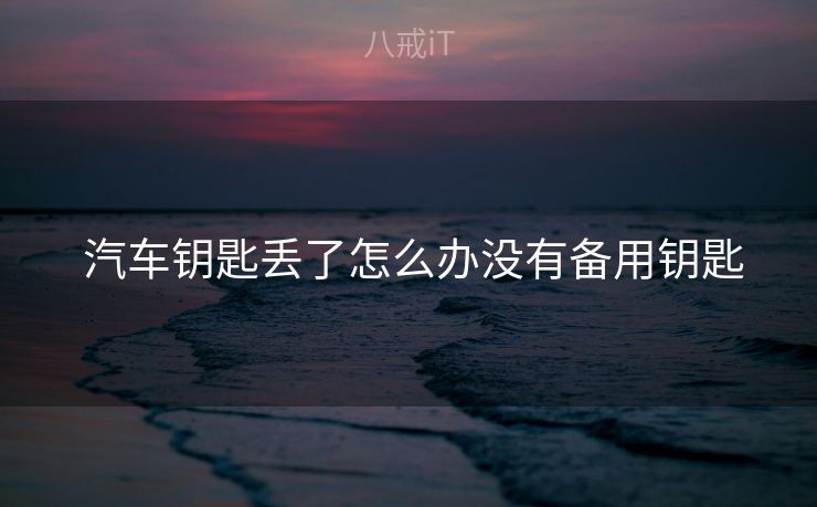  汽车钥匙丢了怎么办没有备用钥匙