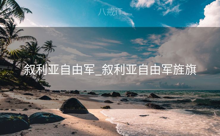 叙利亚自由军_叙利亚自由军旌旗
