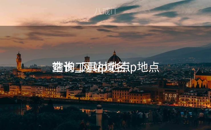 站长工具ip地点
查询_网站域名ip地点
查询