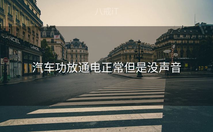汽车功放通电正常但是没声音