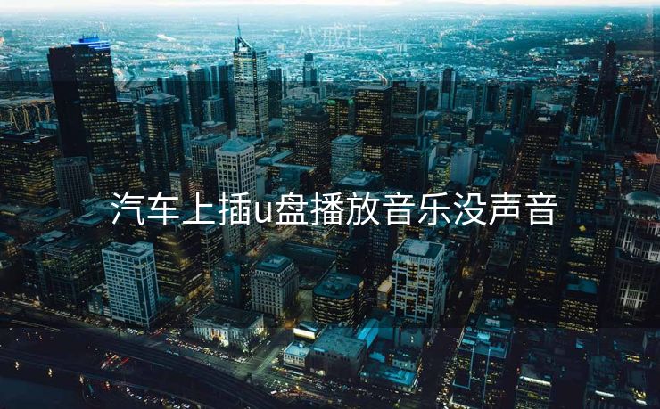  汽车上插u盘播放音乐没声音