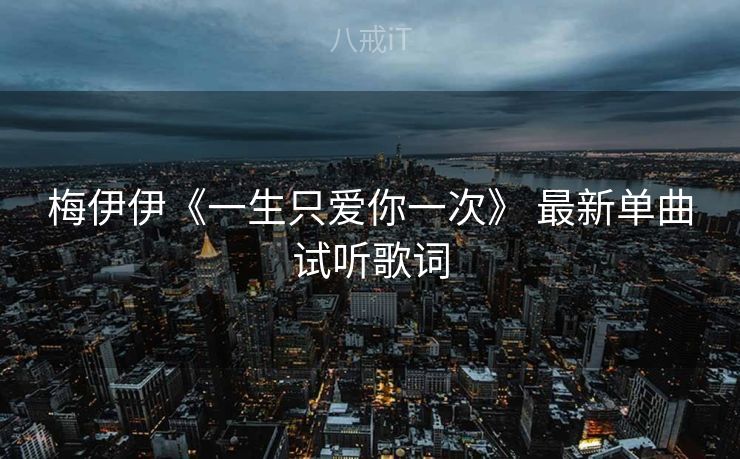 梅伊伊《一生只爱你一次》 最新单曲试听歌词