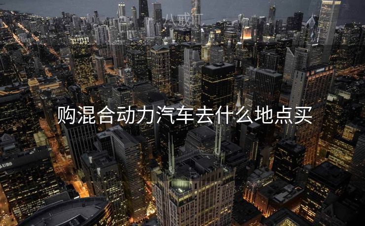  购混合动力汽车去什么地点买