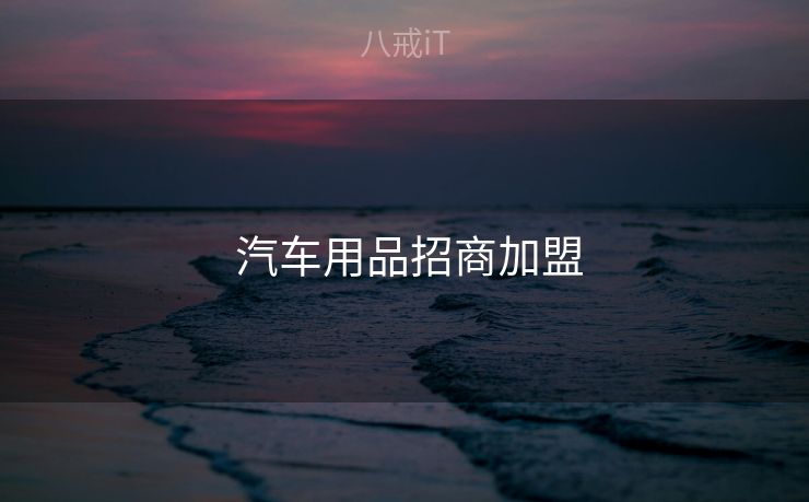  汽车用品招商加盟