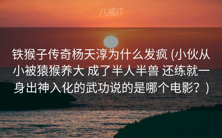 铁猴子传奇杨天淳为什么发疯 (小伙从小被猿猴养大 成了半人半兽 还练就一身出神入化的武功说的是哪个电影？)