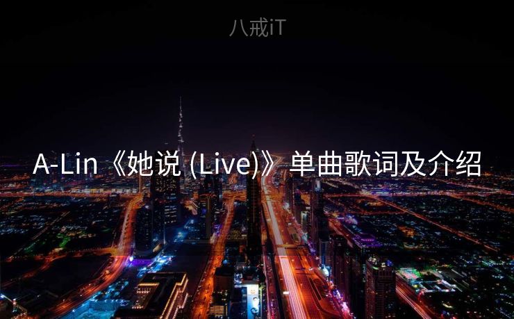 A-Lin《她说 (Live)》单曲歌词及介绍