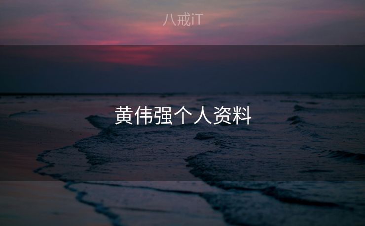 黄伟强个人资料