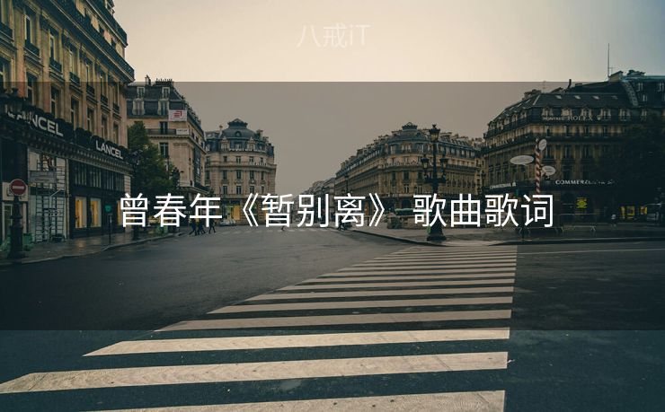 曾春年《暂别离》 歌曲歌词