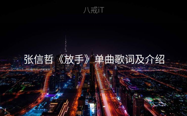 张信哲《放手》单曲歌词及介绍