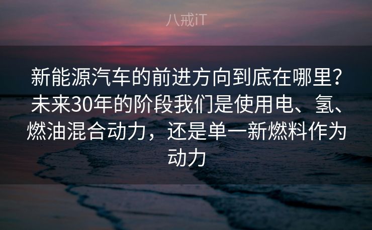 新能源汽车的前进方向到底在哪里?未来30年的阶段我们是使用电、氢、燃油混合动力,还是单一新燃料作为动力 新能源汽车的前进方向到底在哪里?未来30年的阶段我们是使用电、氢、燃油混合动力,还是单一新燃料作为动力