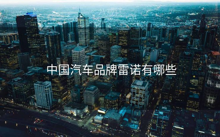  中国汽车品牌雷诺有哪些