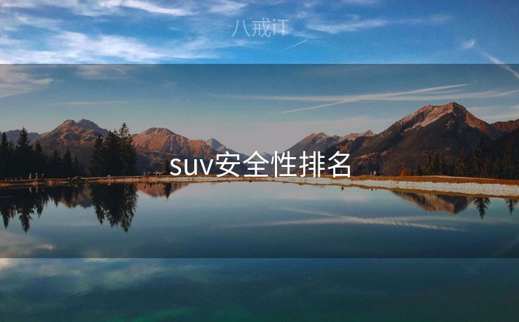 suv安全性排名 suv安全性排名