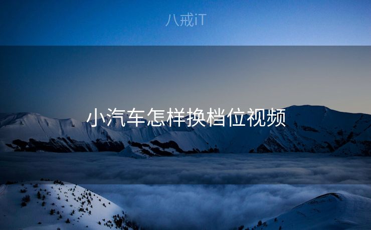 小汽车怎样换档位视频