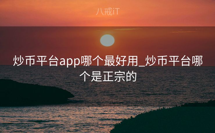 炒币平台app哪个最好用_炒币平台哪个是正宗的