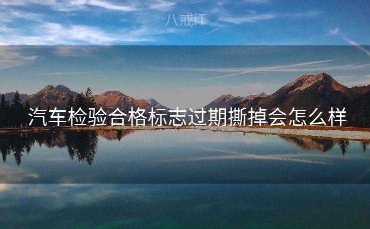  汽车检验合格标志过期撕掉会怎么样