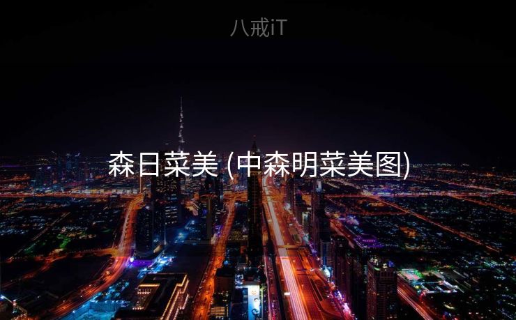 森日菜美 (中森明菜美图)