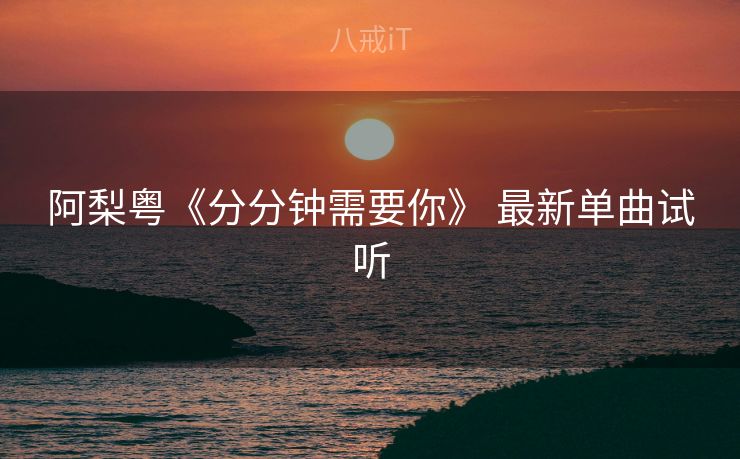 阿梨粤《分分钟需要你》 最新单曲试听